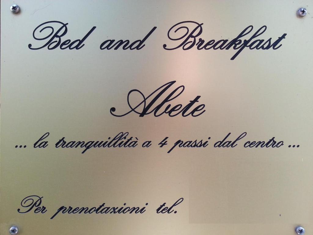 Bed and Breakfast Abete à Vérone Extérieur photo